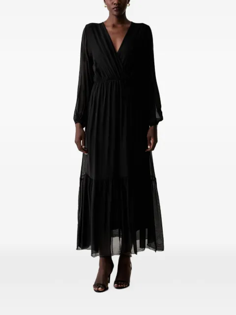VICOLO vestido cruzado a capas