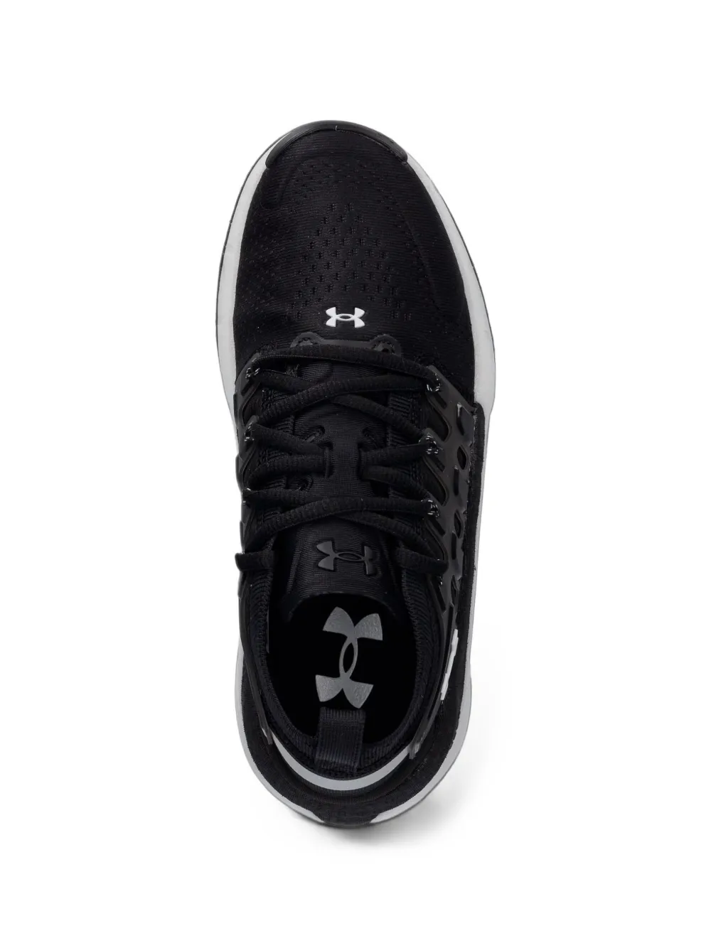 Under Armour Phantom X low-top sneakers met vlakken en kooidetail Zwart