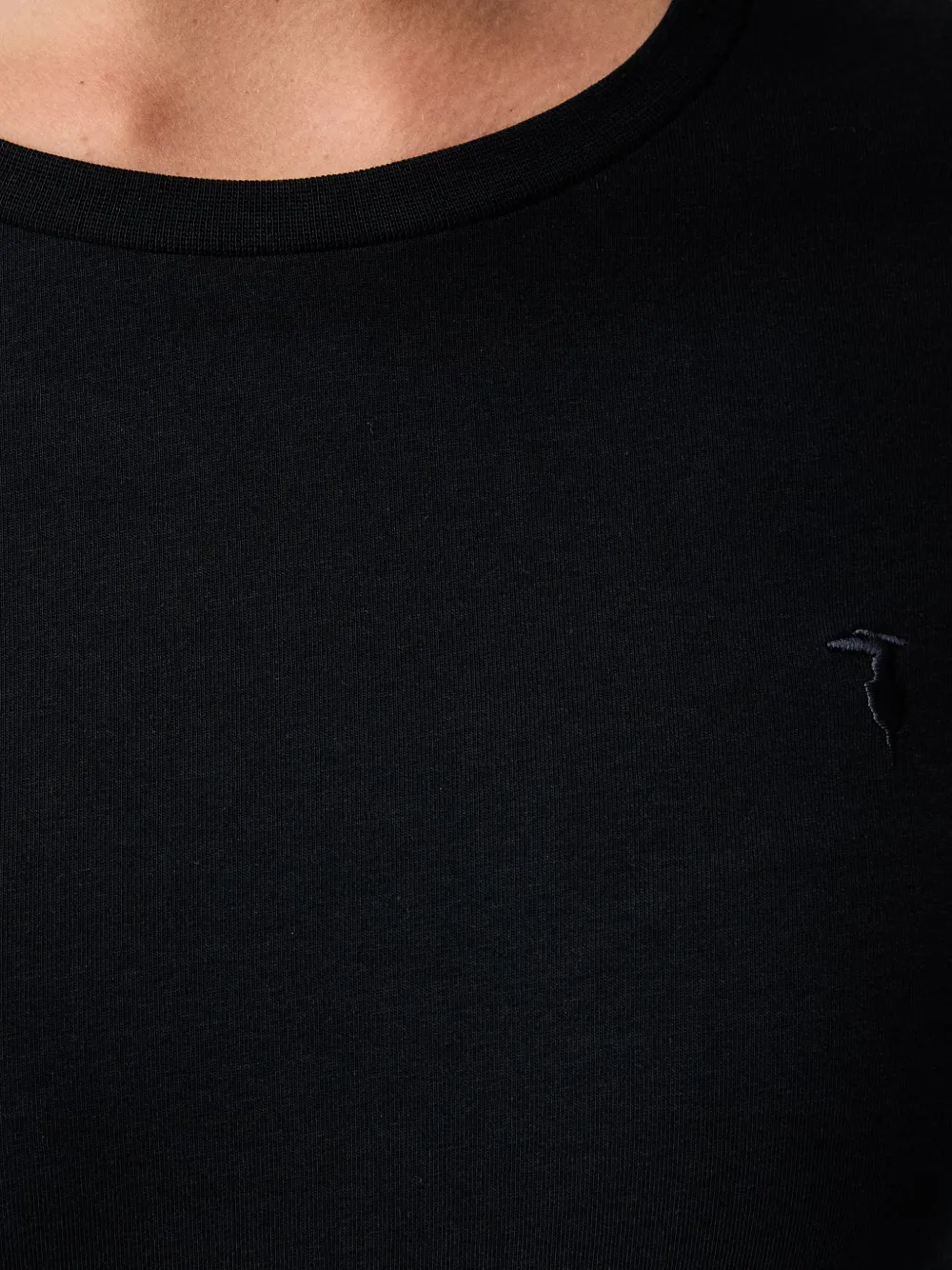 Trussardi T-shirt met lange mouwen Zwart