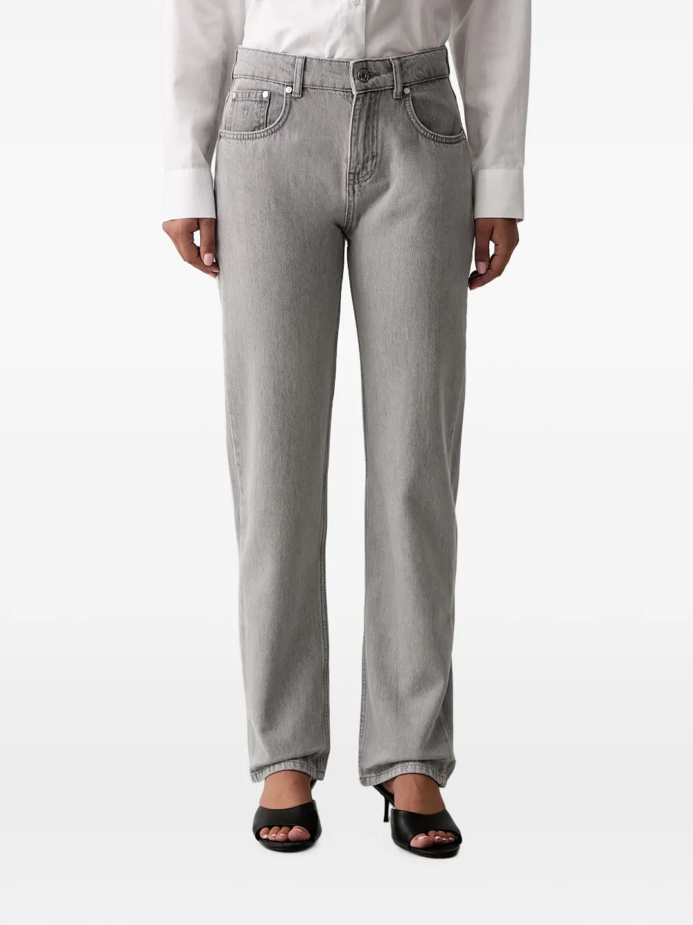 Trussardi 190 straight-leg jeans - Grau