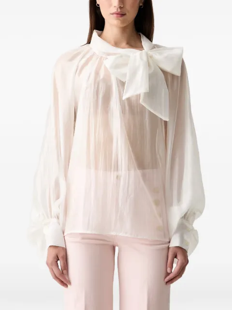 VICOLO blouse à détail de nœud