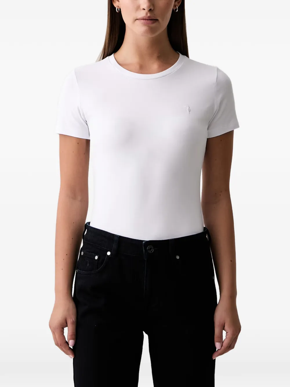 Trussardi logo-embroidered T-shirt