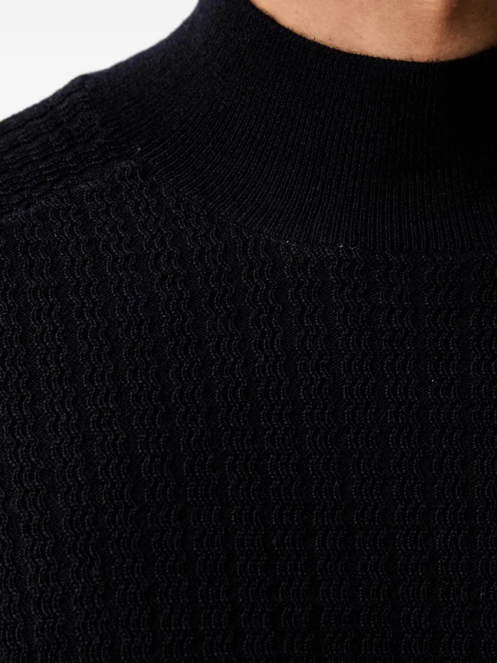 Trussardi Ribgebreide trui Blauw
