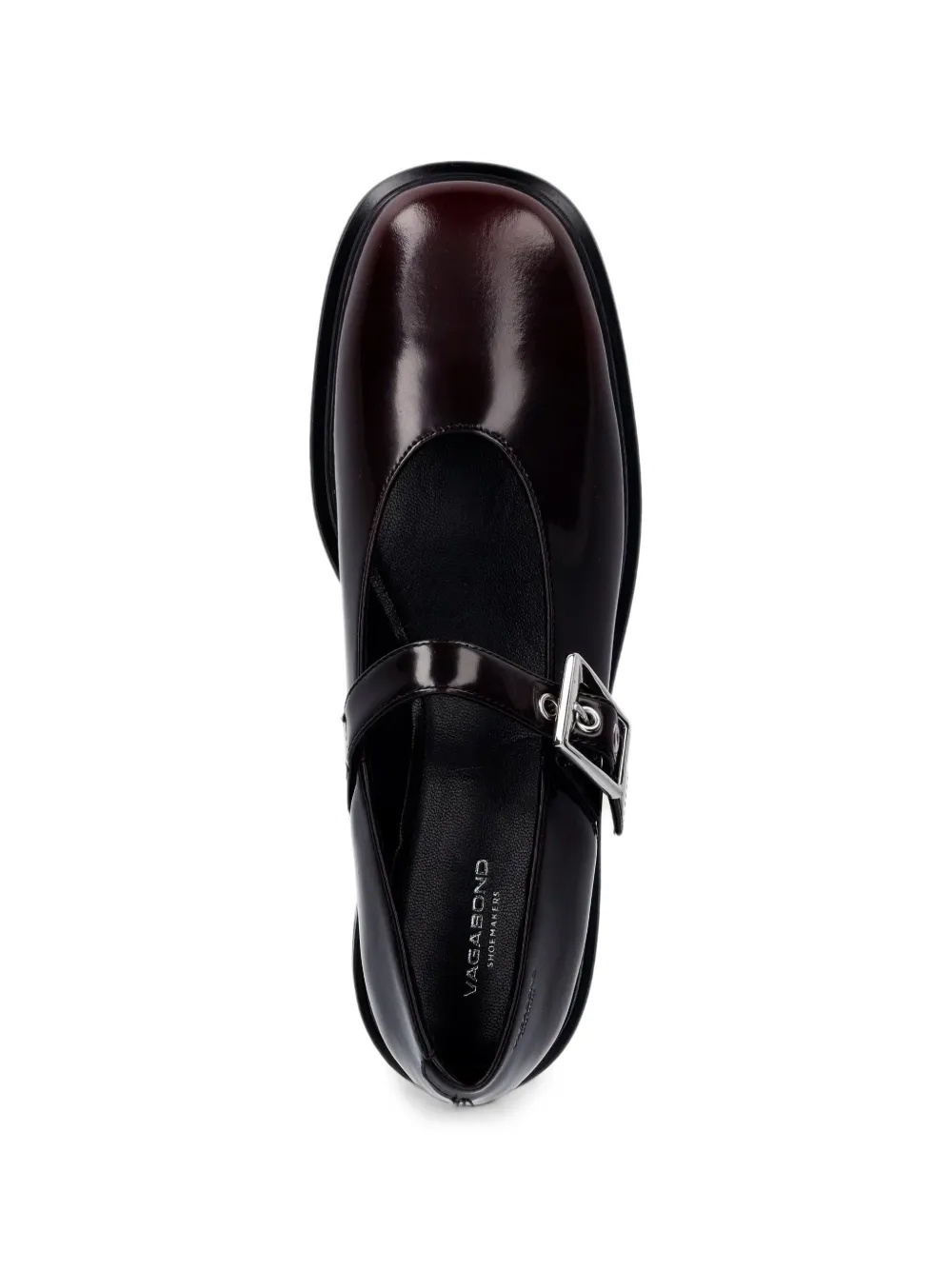 VAGABOND Ellis leren pumps Rood