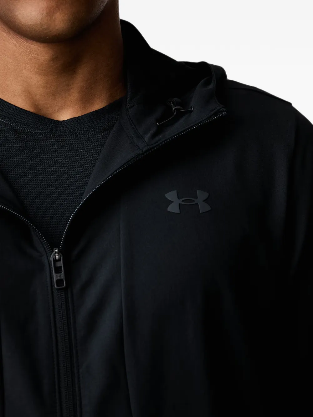 Under Armour Unstoppable hoodie met rits en logoprint Zwart