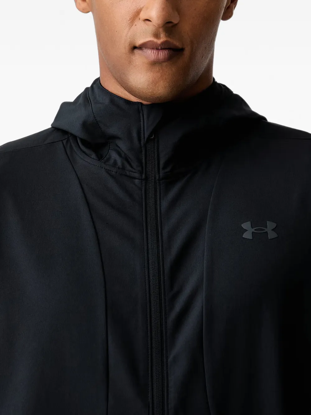 Under Armour Unstoppable hoodie met rits en logoprint Zwart