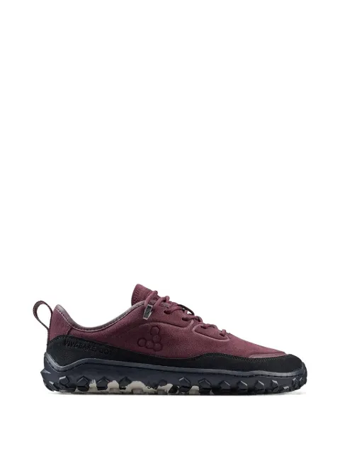 Vivobarefoot suede-panelled sneakers