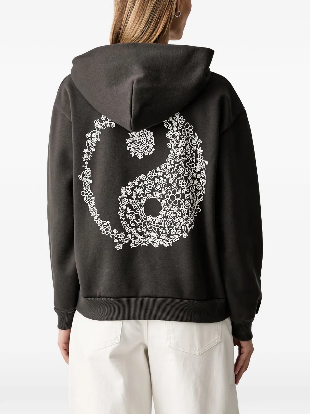 Vans Hoodie met print Grijs