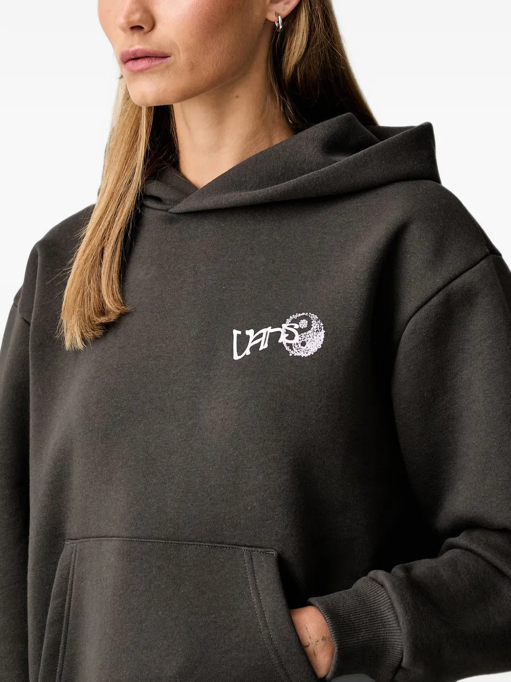 Vans Hoodie met print Grijs