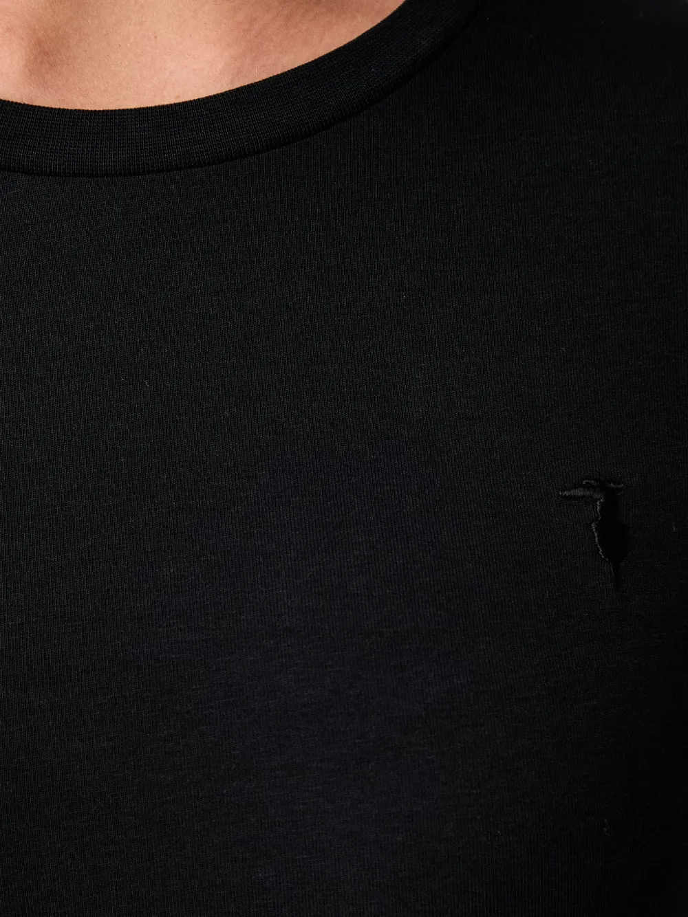 Trussardi T-shirt met geborduurd logo Zwart