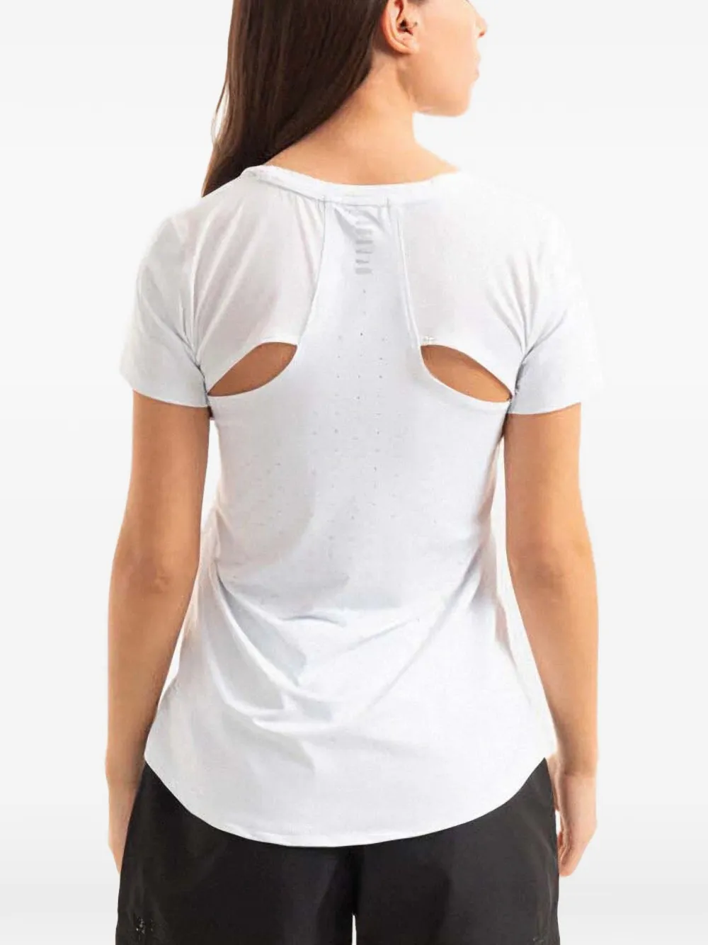 Under Armour Uitgesneden T-shirt Wit