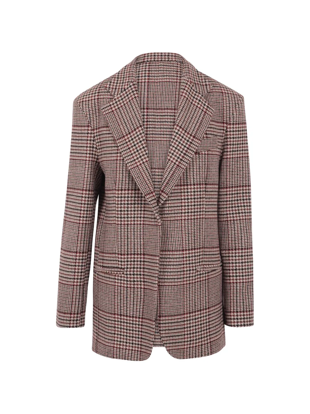 Federica Tosi Prince of Wales-check blazer - Braun