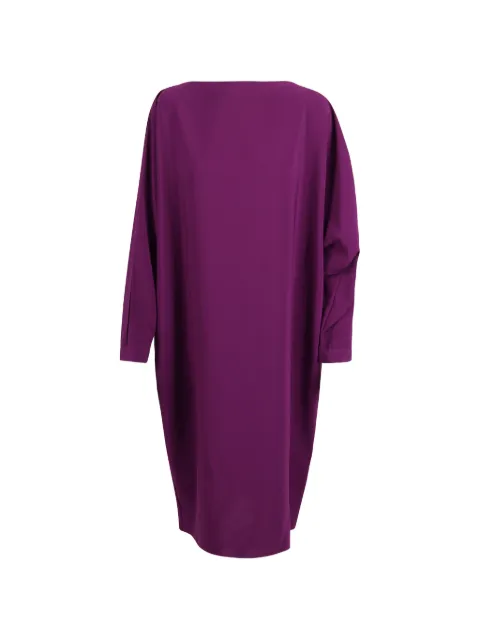 Gianluca Capannolo batwing-sleeve boat-neck midi dress
