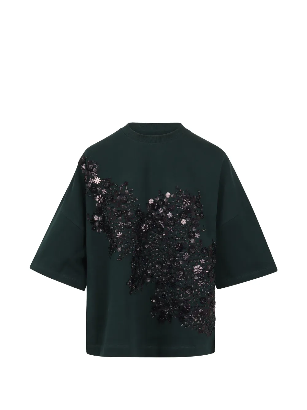 Essentiel Antwerp sequin-embellished T-shirt - Grün