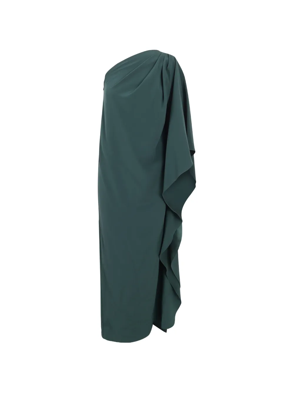 Gianluca Capannolo one-shoulder draped midi dress - Grün