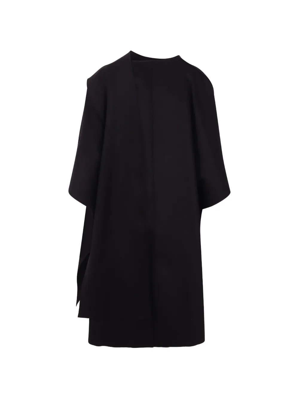 Gianluca Capannolo asymmetric cape-sleeve sweater - Schwarz