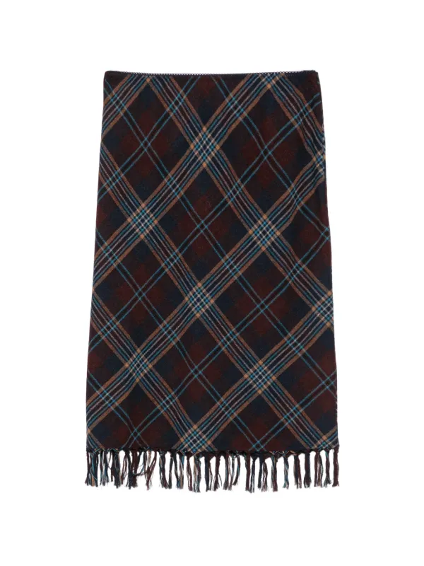 Dôen Elowette Midi Skirt in Red