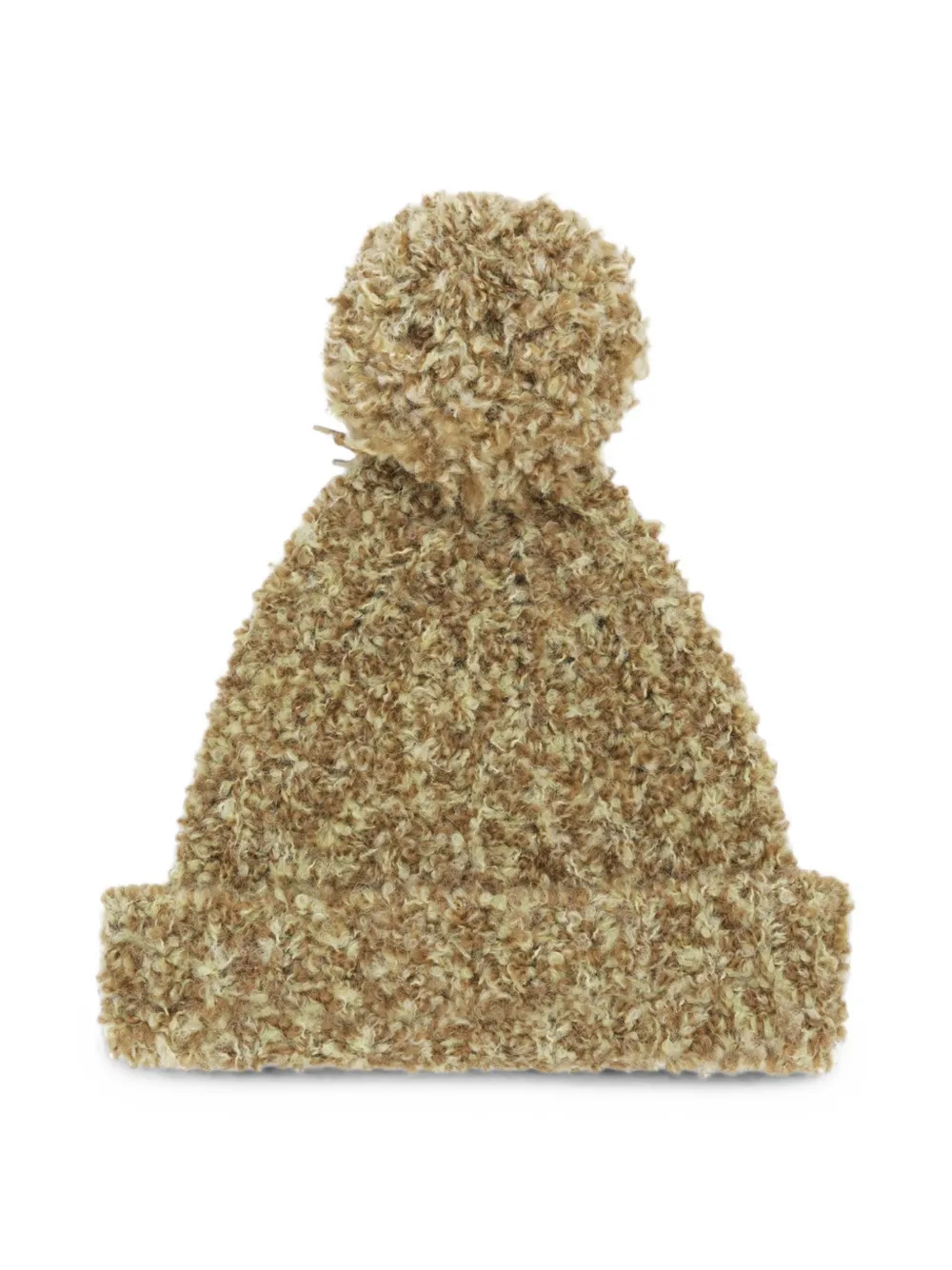 Henrik Vibskov Amphi muts met pompon Beige