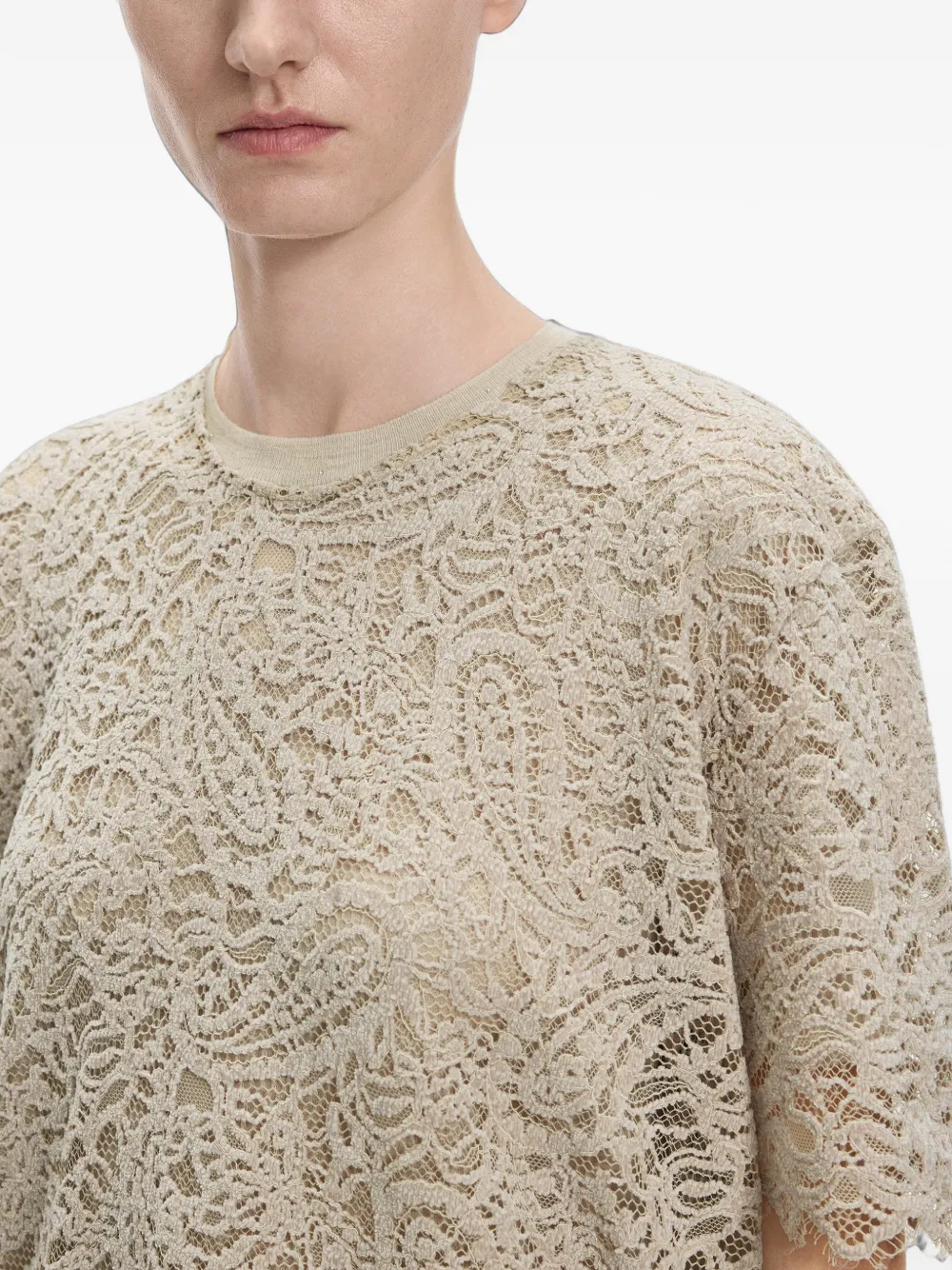 JNBY T-shirt met korte mouwen Beige