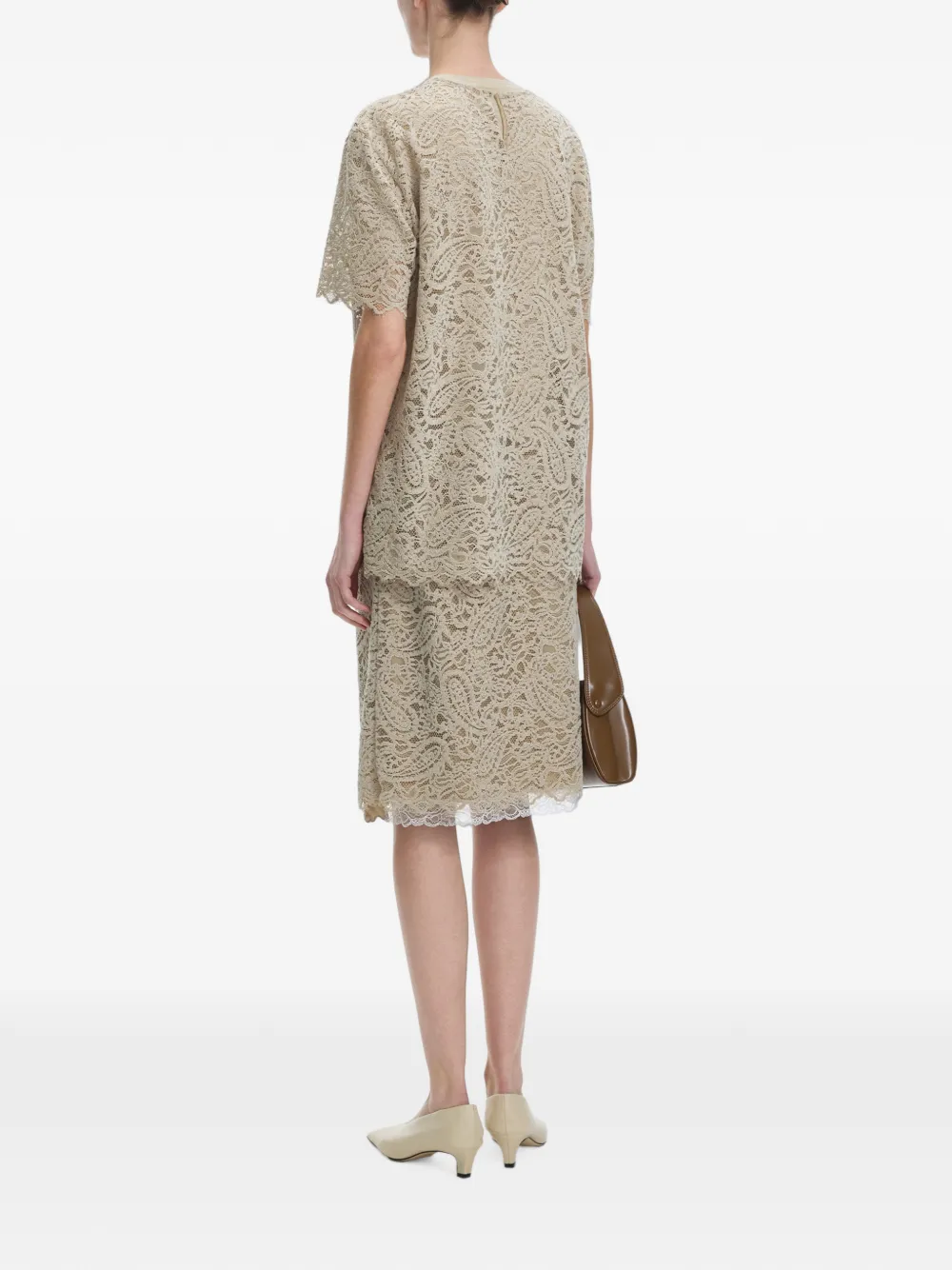 JNBY T-shirt met korte mouwen Beige