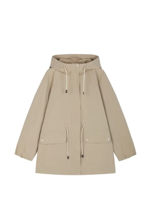 JNBY raglan-sleeve drawstring trench coat