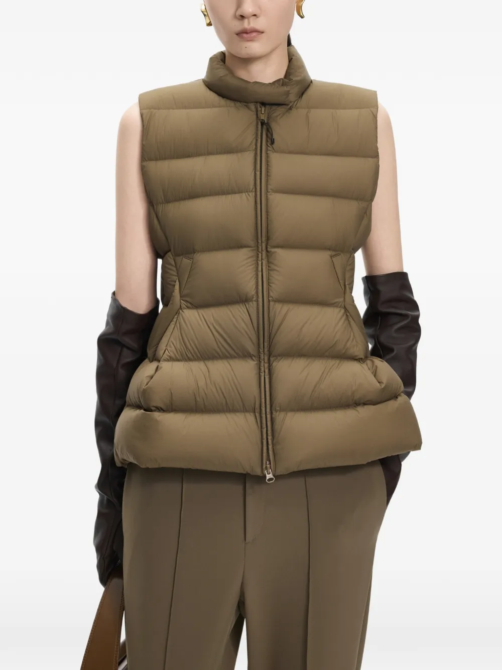 JNBY Bodywarmer met hoge hals Groen