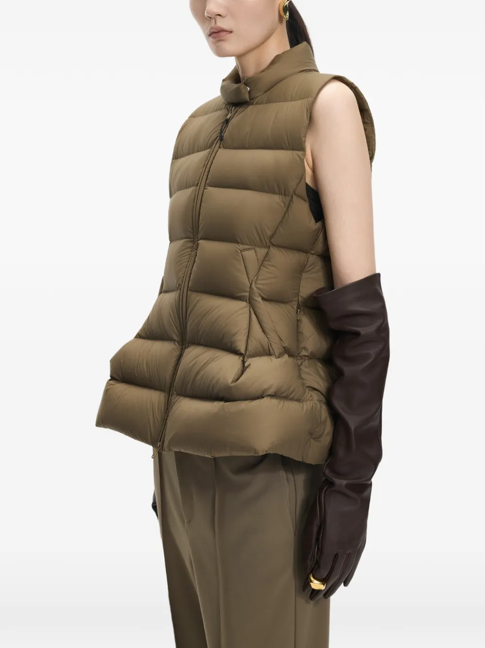 JNBY Bodywarmer met hoge hals Groen