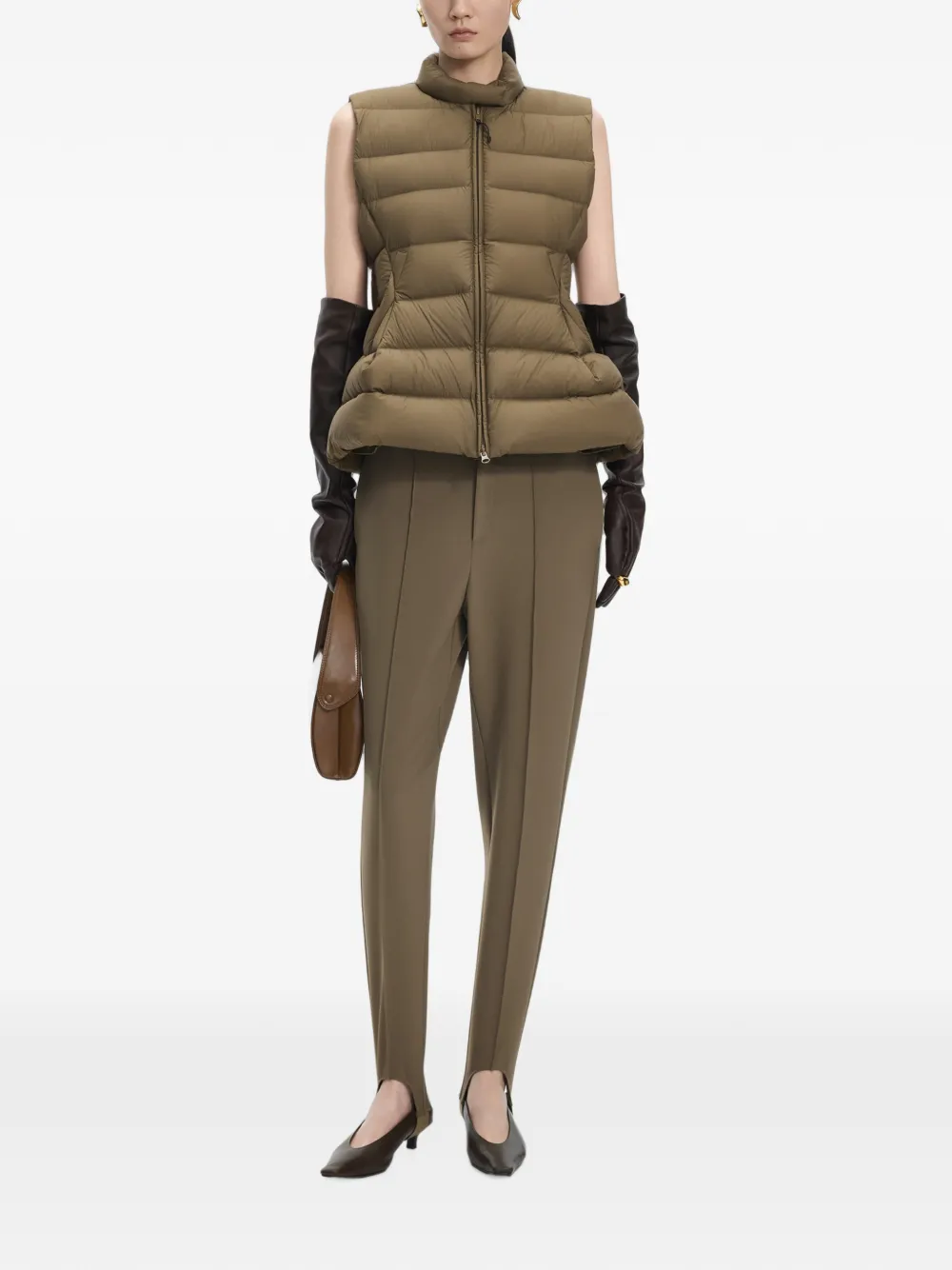 JNBY Bodywarmer met hoge hals Groen