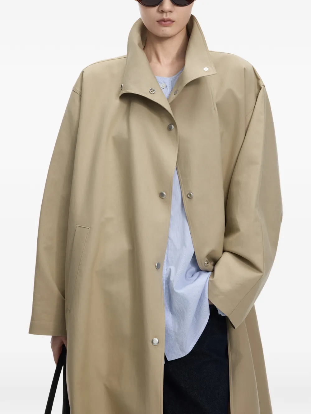 JNBY Trenchcoat met A-lijn Groen