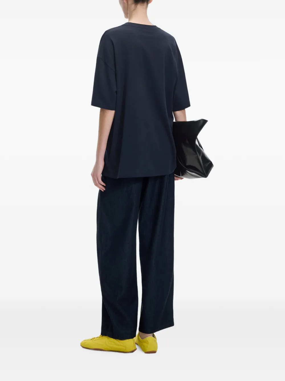 JNBY Jeans met elastische tailleband Blauw