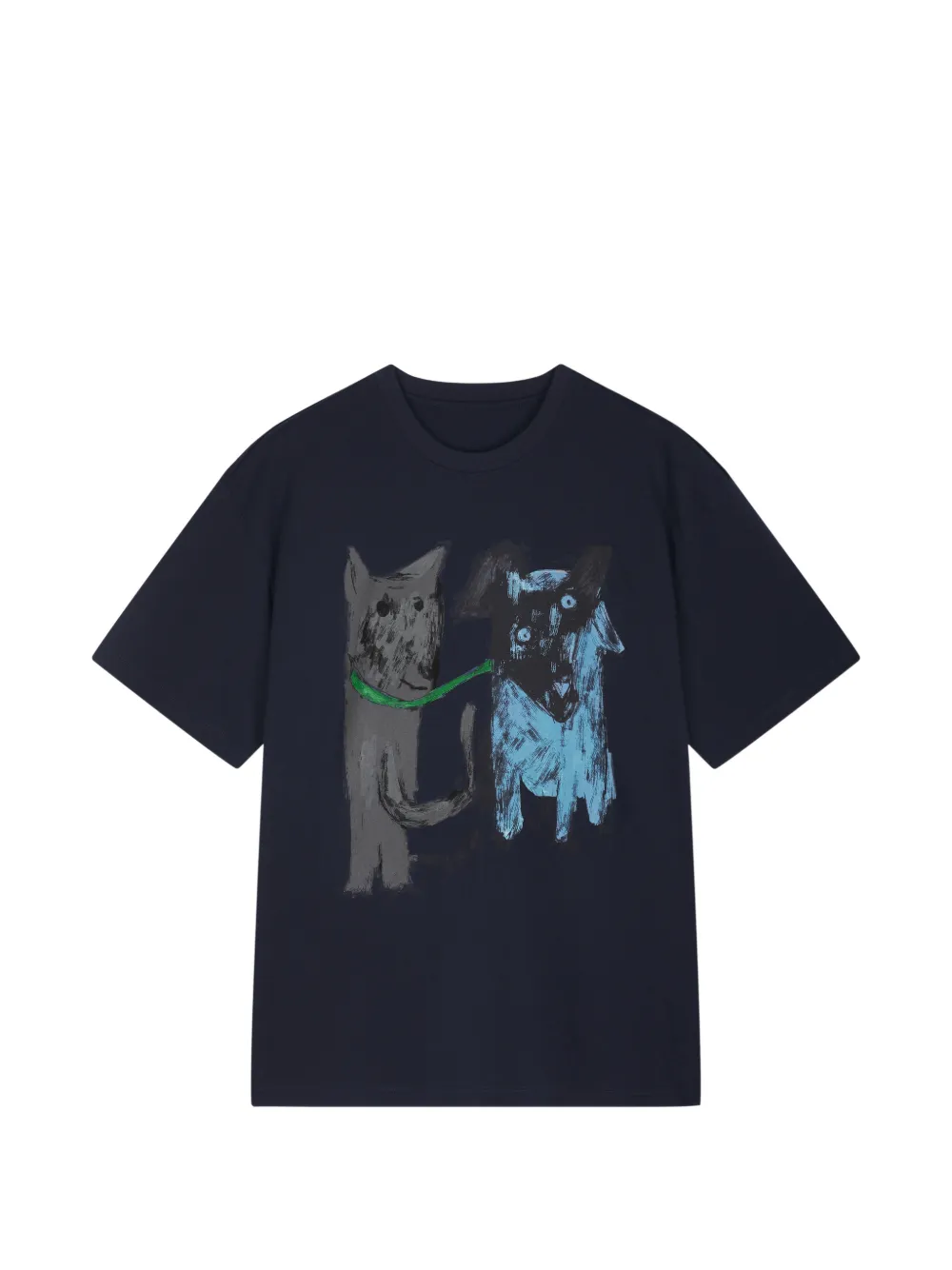 Jnby Graphic-print T-shirt In Blue