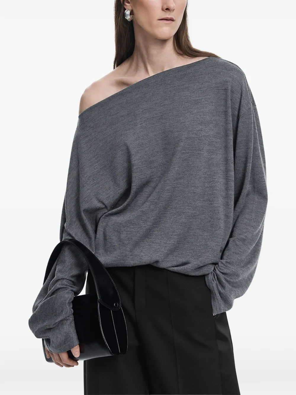 Jnby Long-sleeved T-shirt In Grey