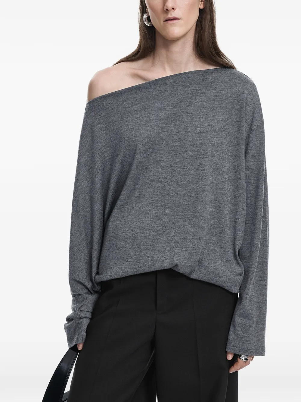 Jnby Long-sleeved T-shirt In Grey