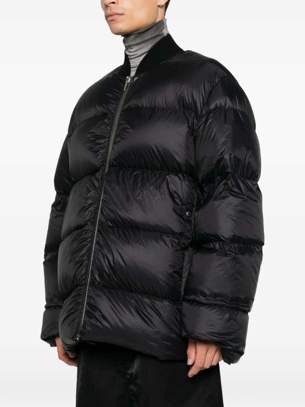 Rick Owens Classic Flight gewatteerd jack Zwart