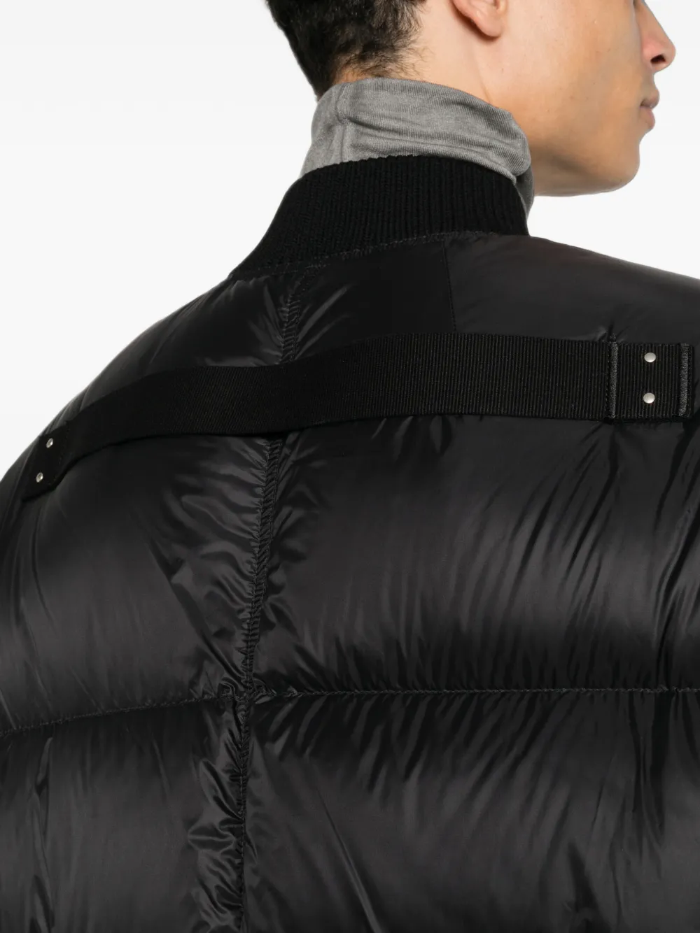 Rick Owens Classic Flight gewatteerd jack Zwart