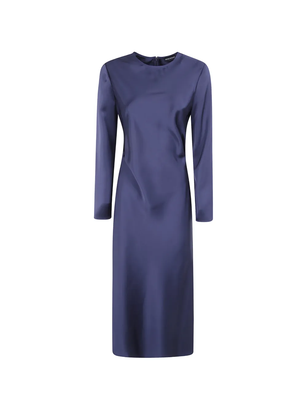 Emporio Armani long-sleeve maxi dress - Blu