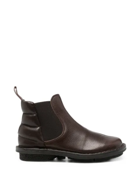 Trippen quilted-panel leather ankle boots
