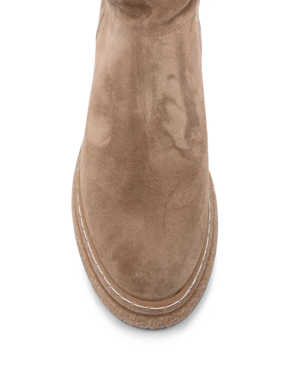 Alberto Fasciani Gill suede chunky-sole ankle boots Beige