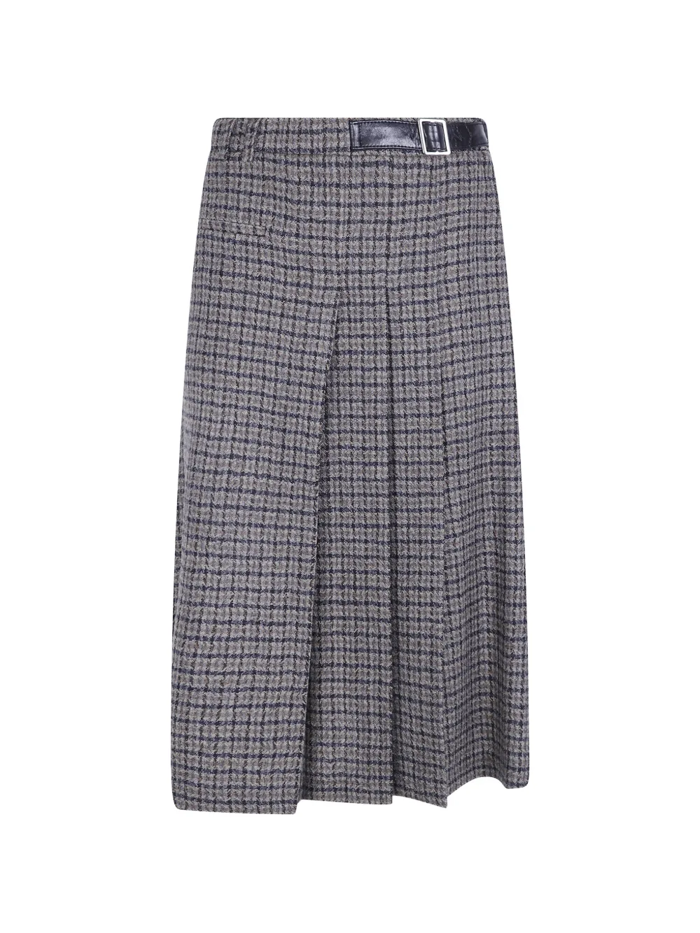 Seventy check pleated skirt - Grigio