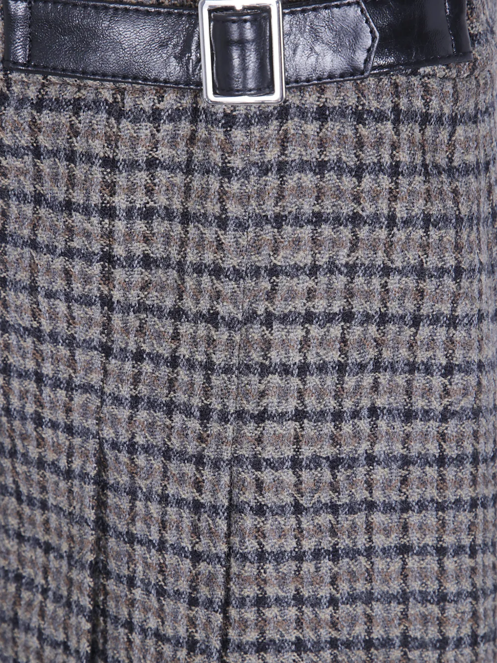 Seventy Geruite plooirok Grijs
