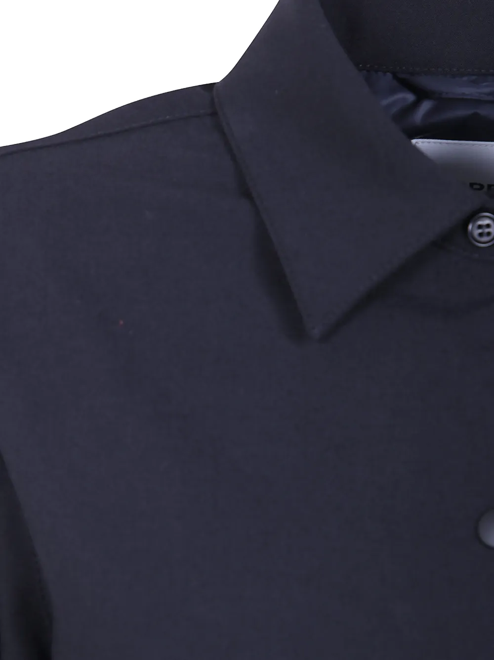 ASPESI Glue blouse met drukknoopsluiting Zwart