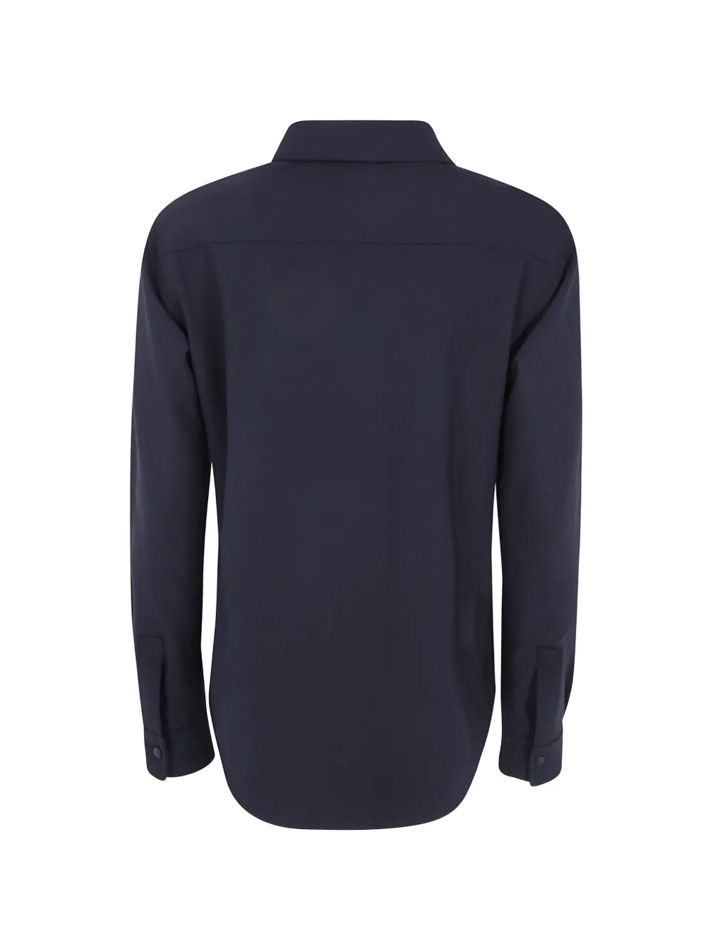 ASPESI Glue blouse met drukknoopsluiting Zwart
