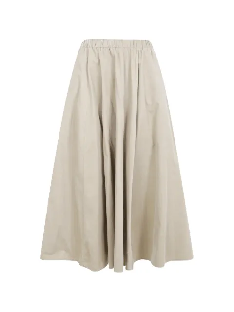 ASPESI elasticated-waist corduroy midi skirt