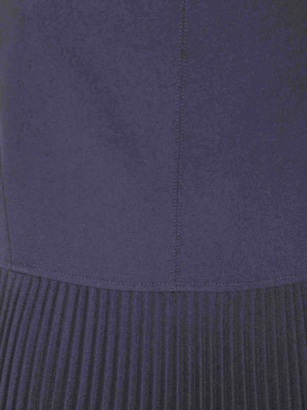 Emporio Armani Mouwloze mini-jurk met geplooide rok Zwart
