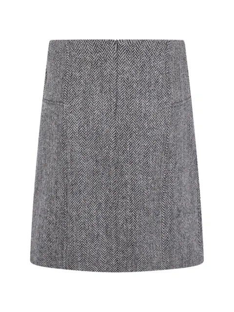 Paul Smith herringbone-weave wool skirt