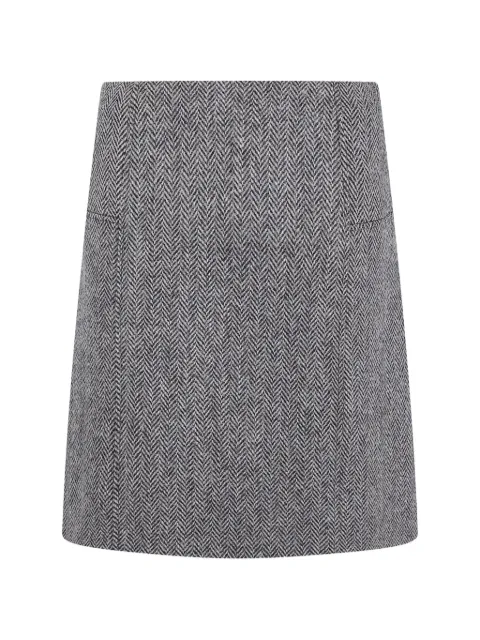Paul Smith herringbone-weave wool skirt
