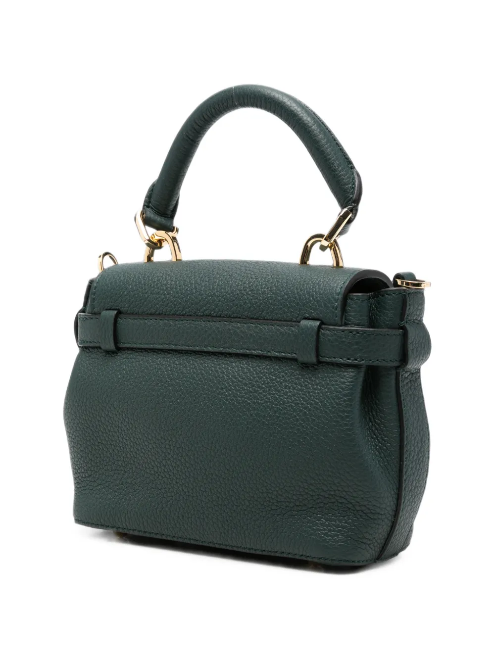 Lancel Mini Charlie leren shopper Groen