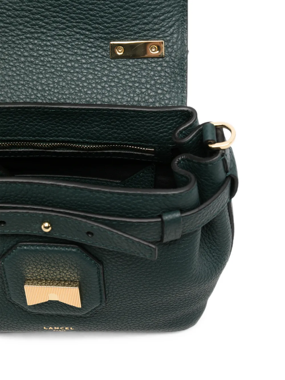 Lancel Mini Charlie leren shopper Groen