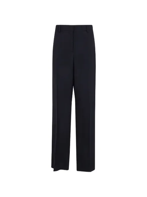 Mantu pressed-crease straight-leg trousers