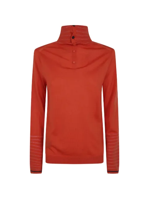 Paul Smith button-up roll-neck sweater